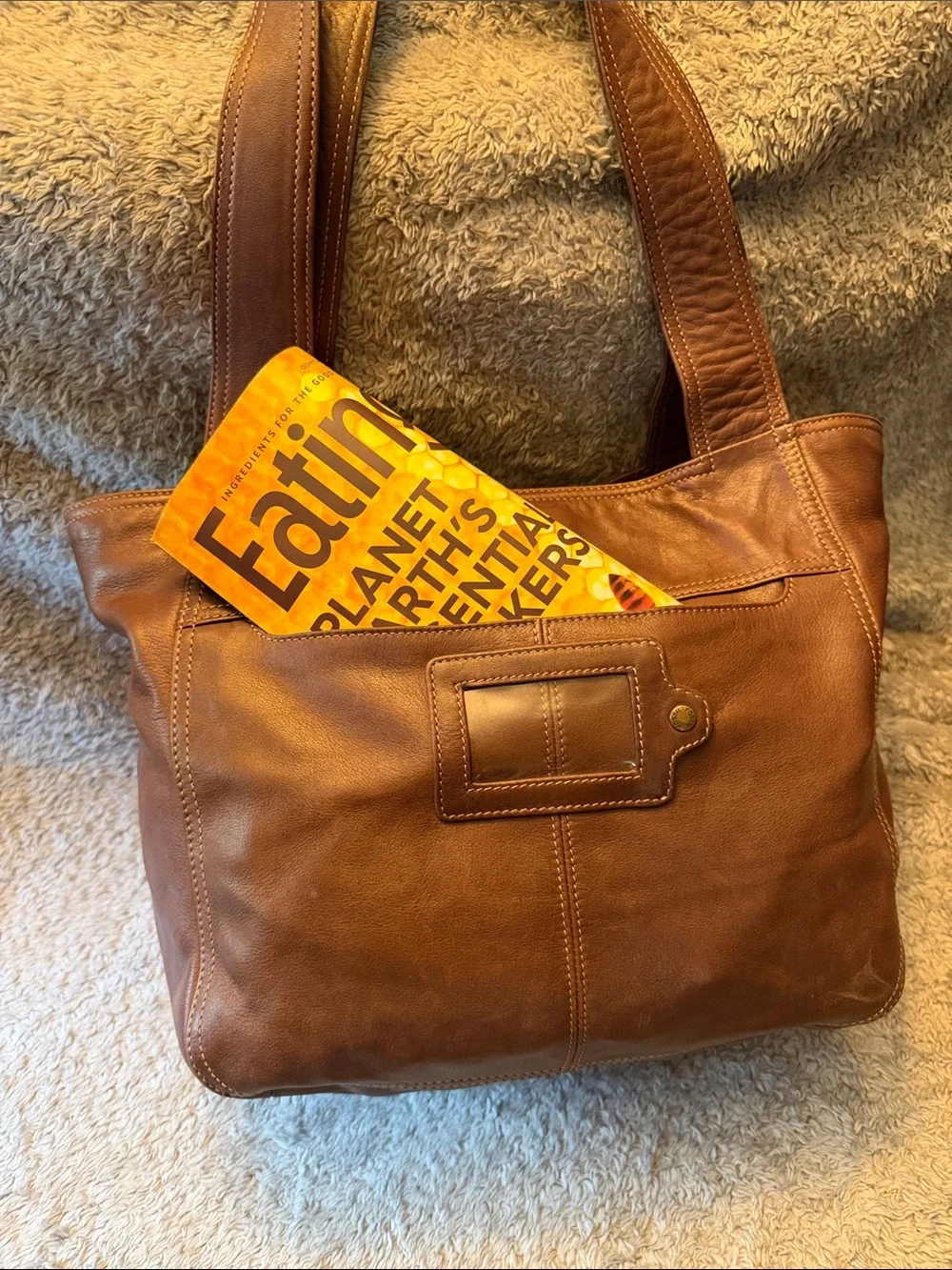 Brown Leather Crossbody Bag - Classic Casual Carry